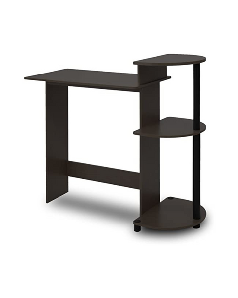 Furinno Compact Computer Desk with Shelves