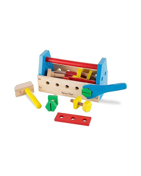 Melissa &amp; Doug Kit de herramientas para llevar Construcción de madera