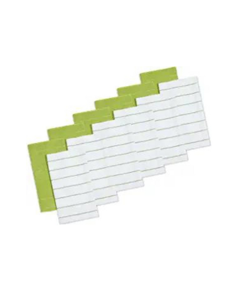 12-Pack 15"x25" Simpli-Magic Microfiber Kitchen Towels (Lime/White)