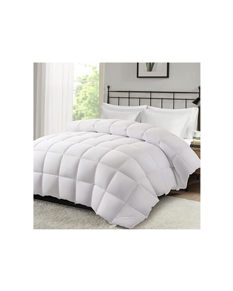 All Season Ultra Soft Down Alternative Comforter Lightweight & Breathable (Queen Size)