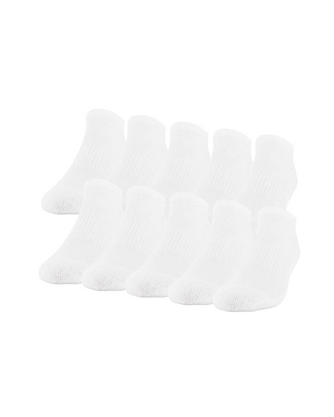 Gildan Men’s Active Cotton No Show Socks (10-Pairs)