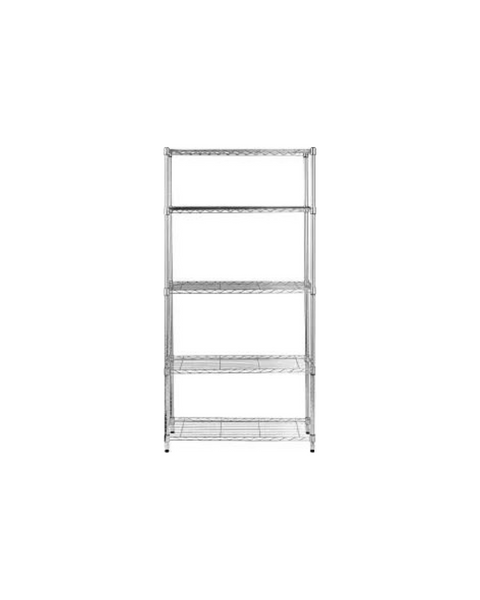 5-Shelf Adjustable, Heavy Duty Storage Shelving Unit