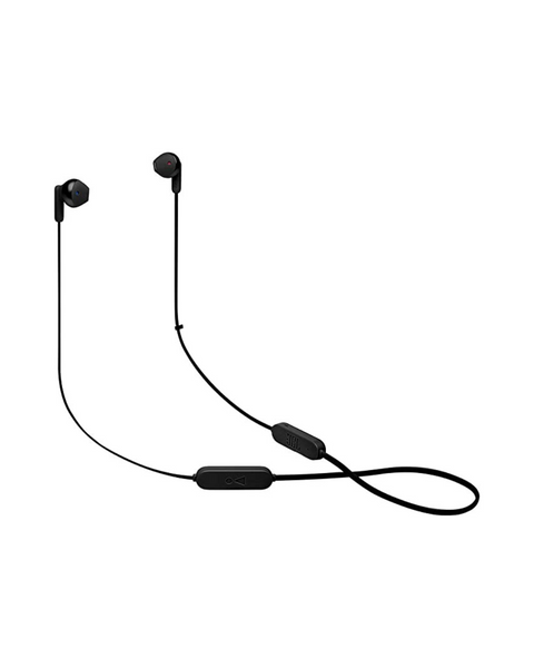 JBL Tune 215 Auriculares internos inalámbricos Bluetooth con micrófono/control remoto de 3 botones y cable plano