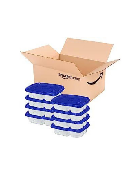 Contenedores Ziploc de preparación de comidas para almacenamiento de alimentos reutilizables para organización de cocina