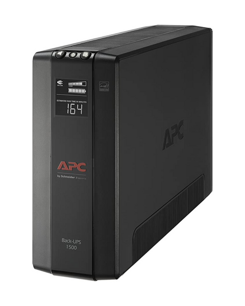 Protector contra sobretensiones y respaldo de batería UPS de 1500 VA de APC UPS