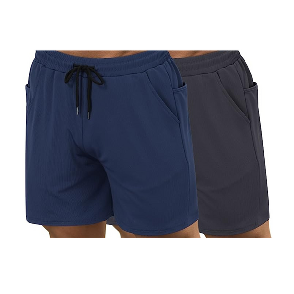 2 Quick Dry Men's Mesh Athletic Shorts (4 Colors)