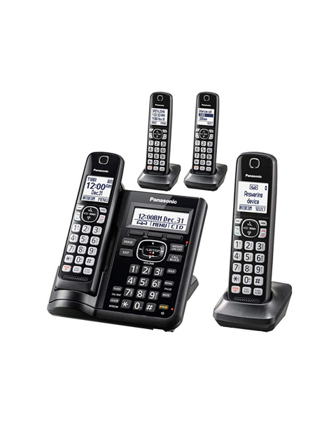 Sistema de teléfono inalámbrico Panasonic con contestador automático