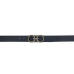 Ferragamo Reversible Navy and Black Gancini Belt