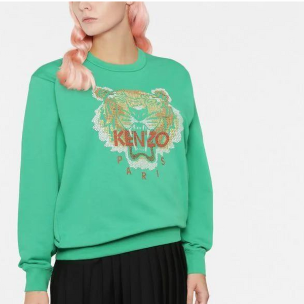 Kenzo Sudadera con cuello redondo en jacquard Tiger