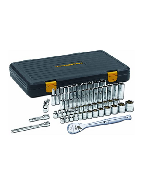 56-Pc GearWrench 3/8" 120XP SAE/Metric Standard & Deep Mechanics Tool Set