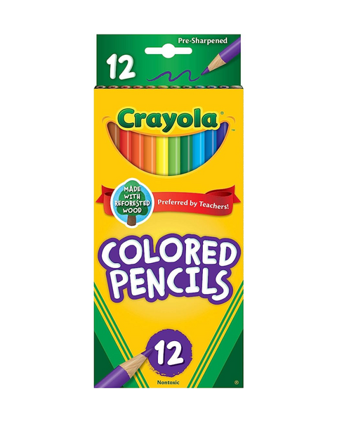Paquete de 12 lápices de colores Crayola