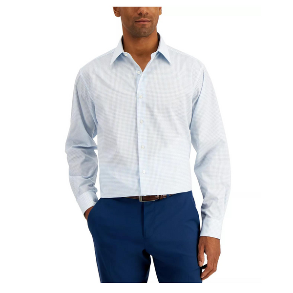 Men's Regular Fit Check Dress Shirt