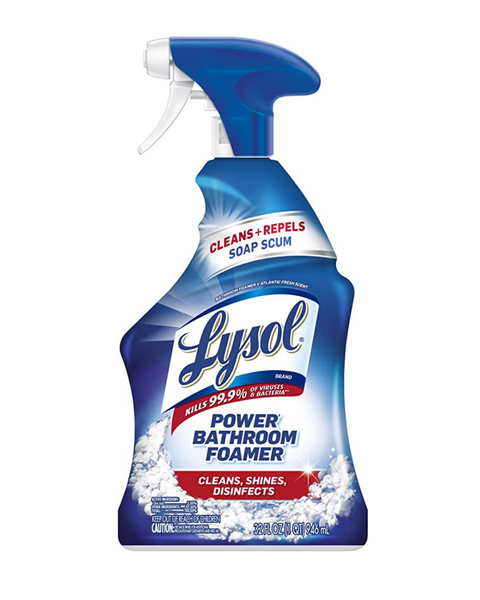Limpiador de baño Lysol en aerosol Island Breeze, botella en aerosol de 32 oz