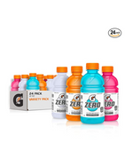 24 Bottles Of Gatorade Zero Sugar Thirst Quencher Glacier Cherry Variety Pack