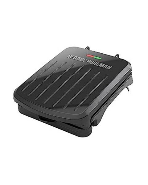 George Foreman 2-Serving Classic Plate Electric Indoor Grill and Panini Press