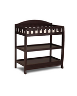 Delta Children Infant Changing Table with Pad, Dark Chocolate