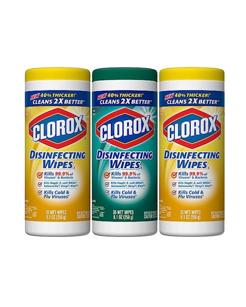 3-Pack of 35-Ct CloroxPro Disinfecting Antibacterial Wipes
