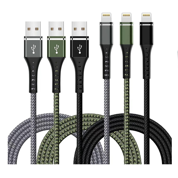 3 Fast Charging Lightning Cables