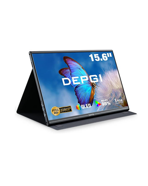 DEPGI QLED Portable Monitor 15.6" 1080P FHD Computer Display