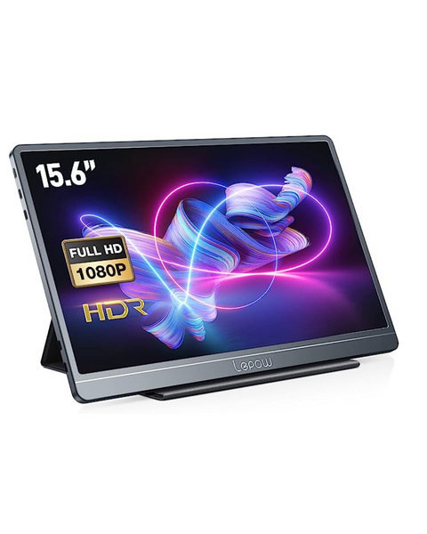 Monitor portátil, pantalla portátil Lepow FHD 1080P de 15,6"