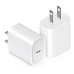 2 Fast Charging USB-C Power Adapters