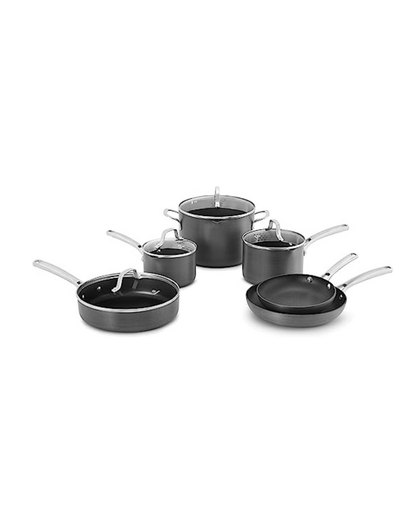 Calphalon 10Piece Pots and Pans Set, Nonstick Kitchen Cookware PzDeals
