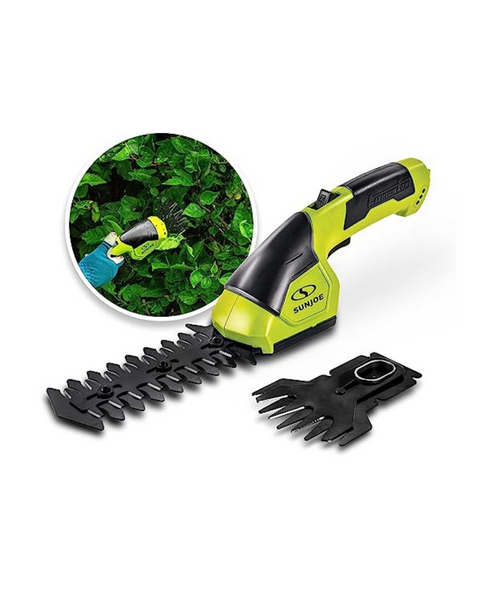 Sun Joe 2-in-1 Cordless Grass Shear / Shrubber Handheld Trimmer Li-iOn Rechargeable