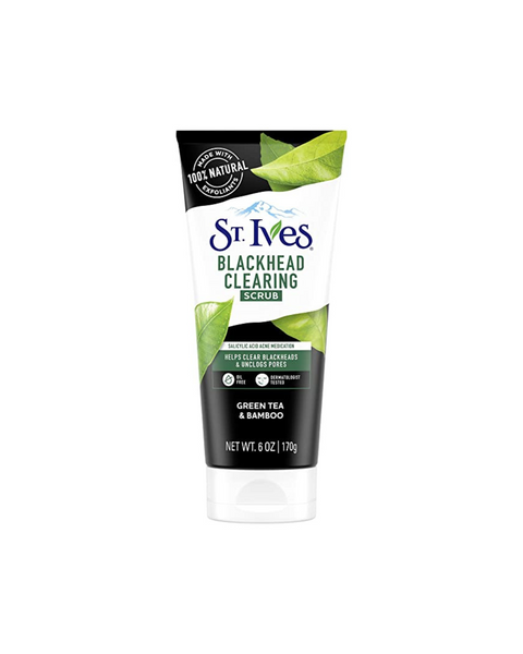 Exfoliante facial aclarador de puntos negros St. Ives (6 oz)