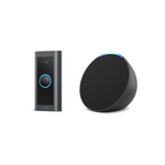 Ring Video Doorbell Wired bundle with Echo Pop