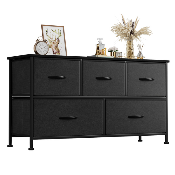 5 Or 8 Drawer Fabric Dresser On Sale