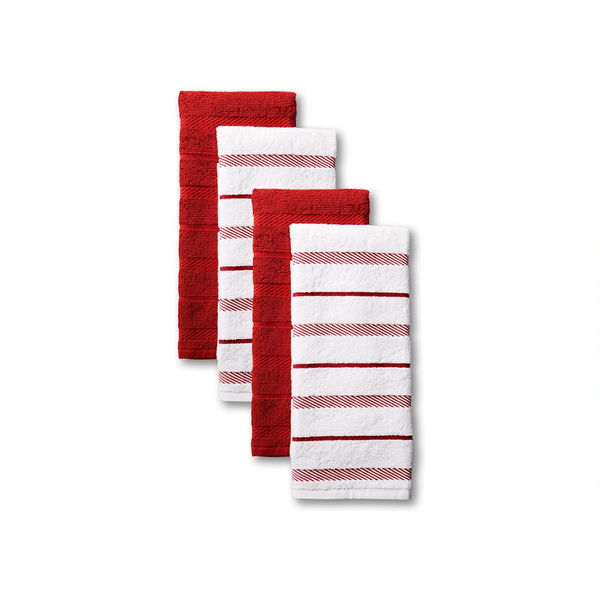 KitchenAid Albany Set Of 4 Kitchen Towels (3 Colors)