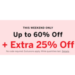 Victoria's Secret Semi Annual Sale + EXTRA 25% OFF!