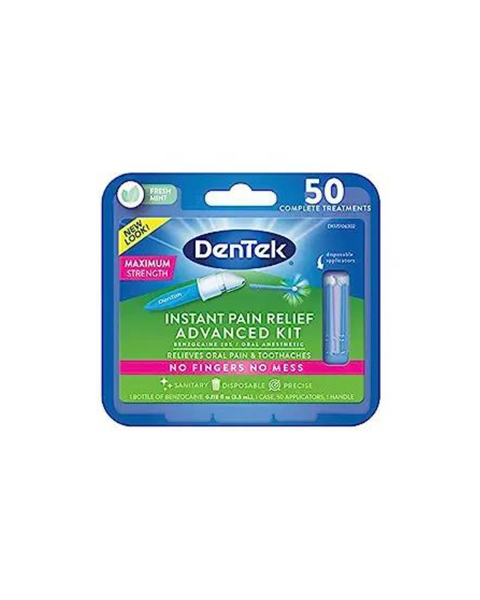 50-Count DenTek Instant Oral Toothache Pain Relief Maximum Strength Kit (Fresh Mint)