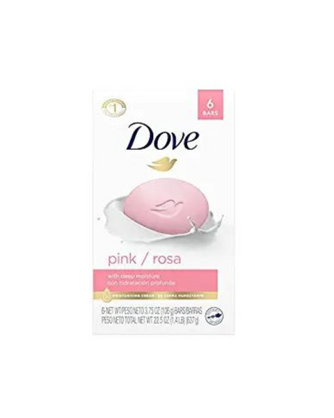 12 Bars Of Dove Beauty Bar Gentle Skin Cleanser Pink