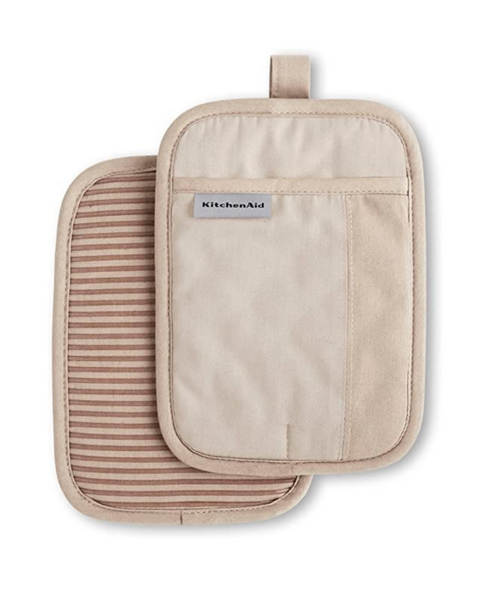 KitchenAid Beacon Two-Tone Non-Slip Pot Holder Set