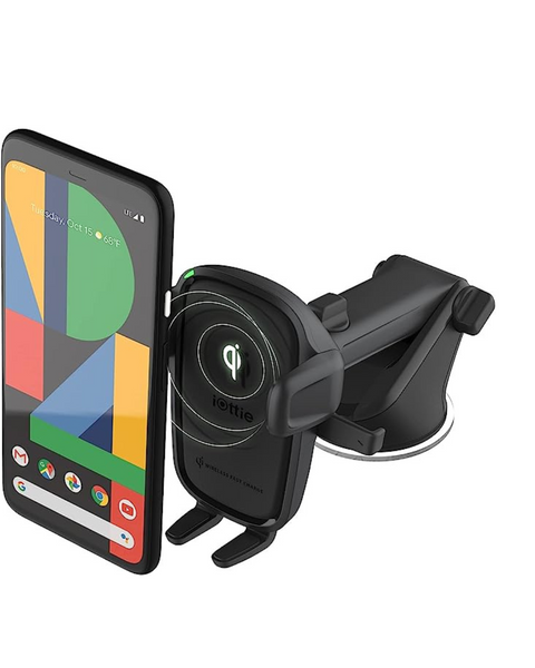 iOttie Cargador de coche Easy One Touch Wireless 2 Qi Carga Tablero Soporte para teléfono