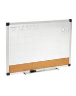 Amazon Basics 3 in 1 Combo Dry Erase Calendar Board