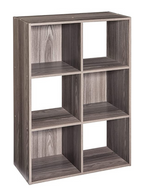 ClosetMaid Cubeicals 6 Cube Storage Shelf Organizer Bookshelf