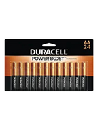 24-Pack of Duracell Coppertop AA or AAA Batteries