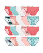 Fruit of the Loom Girls’ Cotton Hipster Underwear (20 Pack)