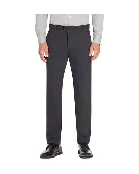Van Heusen Pantalones rectos flexibles con parte delantera plana para hombre