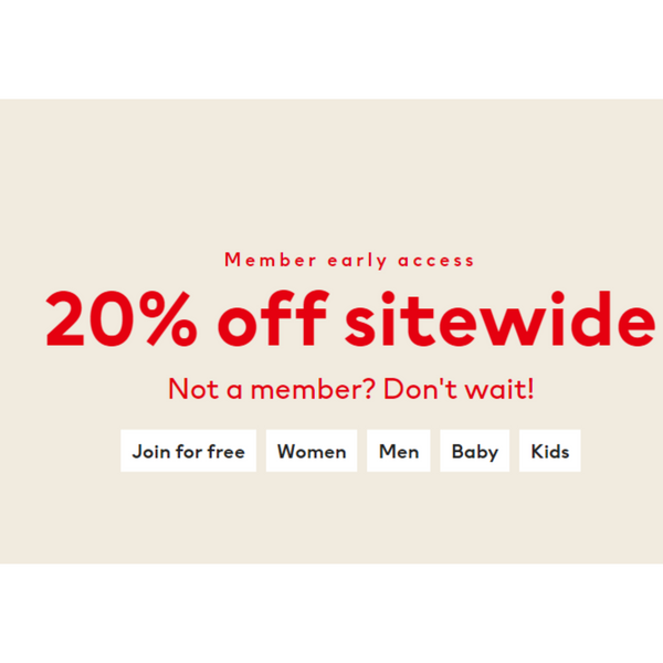 H&M 20% OFF EVERYTHING!!