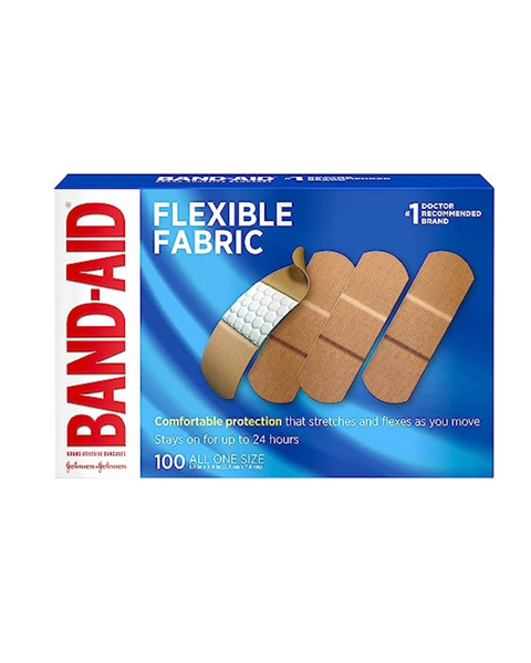 100-Ct Band-Aid Brand Sterile Flexible Fabric Adhesive Bandages