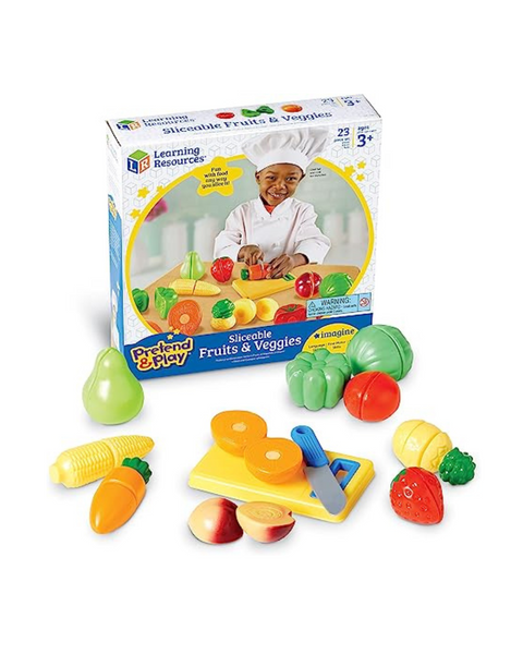 Recursos de aprendizaje Simule y juegue frutas, corte de frutas y verduras