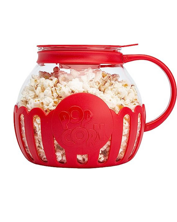 Ecolution MicroPop Microwave Popcorn Popper with Temperature Safe Gla