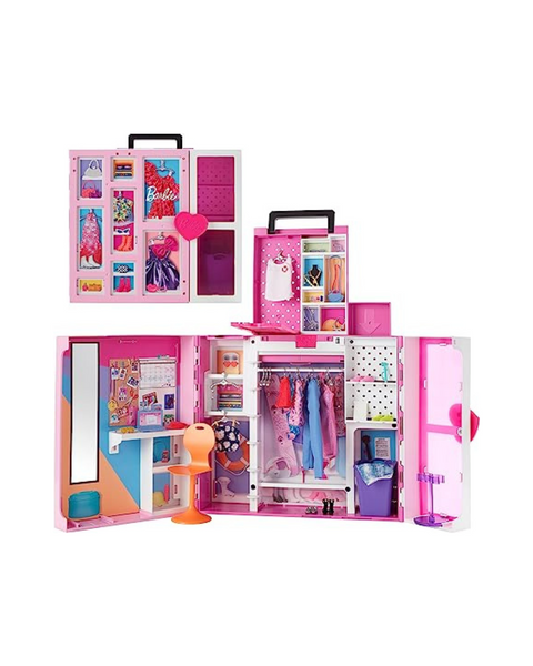 Barbie Dream Closet Playset, más de 35 prendas y accesorios