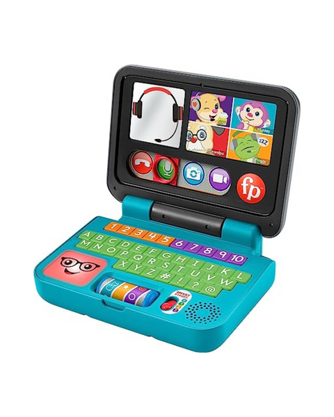 Fisher-Price Laugh & Learn Baby to Toddler Toy Let’s Connect Laptop