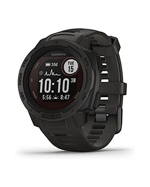 Reloj inteligente resistente para exteriores Garmin Instinct Solar con capacidad de carga solar