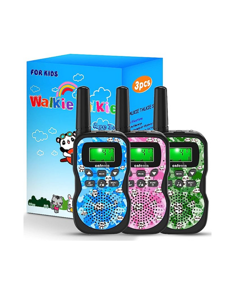 Paquete de 3 walkie talkies para niños