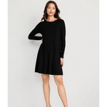 Old Navy Long-Sleeve Jersey-Knit Swing Dress